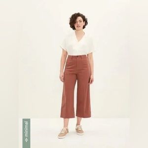frank & oak - Josephine Cropped Wide-leg Pant